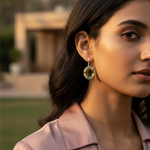 Load image into Gallery viewer, 925 Silver Peridot Drop Earrings for Women | Gemstone Jewelry