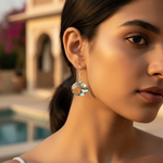 Load image into Gallery viewer, 925 Silver Green Amethyst Drop Earrings for Women | Gift