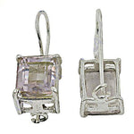 Load image into Gallery viewer, 925 Silver Pink Quartz Earrings for Women | Dangle Jewelry