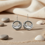 Load image into Gallery viewer, Silver Clear Crystal Earrings | Women's Elegant Jewelry