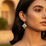 Load image into Gallery viewer, 925 Silver Lemon Quartz Earrings for Women | Dangle Earrings