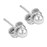 Load image into Gallery viewer, 925 Silver Ball Stud Earrings for Women | Daily Wear Jewelry