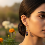 Load image into Gallery viewer, 925 Silver Gemstone Drop Earrings for Women | Daily Wear