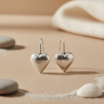 将图像加载到图库查看器中, 925 Silver Heart Drop Earrings for Women | Dangle Jewelry