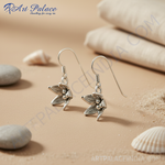 Load image into Gallery viewer, 925 Silver Flower Drop Earrings | Sterling Silver Jewelry