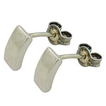 将图像加载到图库查看器中, Silver Face Stud Earrings | Unique Jewelry for Women
