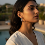 将图像加载到图库查看器中, 925 Silver Hoop Earrings for Women | Simple Daily Wear Jewelry