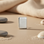 将图像加载到图库查看器中, Silver Rectangular Stud Earrings | Everyday Jewelry
