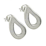 将图像加载到图库查看器中, 925 Silver Teardrop Stud Earrings | Minimalist Jewelry for Women