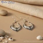 Load image into Gallery viewer, 925 Silver Filigree Earrings for Women | Dangle Earrings