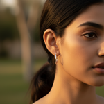 将图像加载到图库查看器中, Silver Hoop Earrings for Women | Daily Wear | Gift