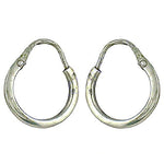 将图像加载到图库查看器中, Silver Hoop Earrings for Women | Daily Wear | Gift