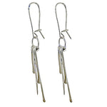 将图像加载到图库查看器中, Silver Dangle Earrings for Women | Chic Minimalist Jewelry