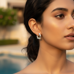 Load image into Gallery viewer, Aros de plata para mujer | Diseño de nudo | Uso diario