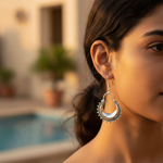 将图像加载到图库查看器中, 925纯银新月形耳环 | 女士垂坠式首饰