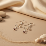 将图像加载到图库查看器中, 925 Silver Cross Drop Earrings for Women | Dangle Earrings
