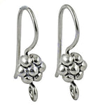 将图像加载到图库查看器中, 925 Silver Flower Drop Earrings for Women | Dainty Jewelry
