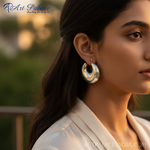 将图像加载到图库查看器中, 925纯银粗圈耳环,女士款 | 日常佩戴