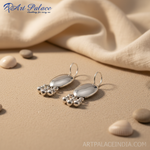 将图像加载到图库查看器中, 女士银色垂坠耳环 | 个性饰品