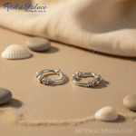 将图像加载到图库查看器中, 925纯银C形耳夹耳环(女士款)| 时尚首饰