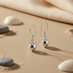 Load image into Gallery viewer, 925 Sterling Silver Ball Drop Earrings for Women | Dangle Earrings