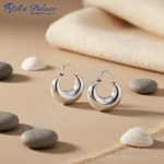 将图像加载到图库查看器中, 925纯银新月形耳环,女士款 | 日常佩戴