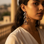 Load image into Gallery viewer, 925 Silver Amethyst Drop Earrings for Women | Gemstone Jewelry