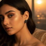 Load image into Gallery viewer, Pendientes de plata con ónix ovalado para mujer | Joyería de uso diario