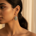 将图像加载到图库查看器中, 925 Silver Citrine Drop Earrings for Women | Gemstone Jewelry