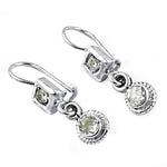 将图像加载到图库查看器中, 925 Silver White Topaz Drop Earrings for Women | Dangle Jewelry