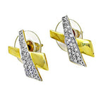 Load image into Gallery viewer, gold plating & Crystal Stud Earrings | Women's Fashion Jewelry