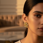 将图像加载到图库查看器中, gold plating Diamond Stud Earrings for Women | Bridal Jewelry Gift