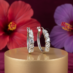 将图像加载到图库查看器中, 925纯银镶嵌立方氧化锆耳环,女士款 | 日常佩戴