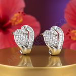 Load image into Gallery viewer, Diamond Stud Earrings for Women | Heart-Shaped Earrings