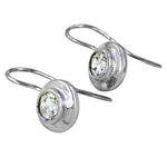 将图像加载到图库查看器中, 925 Silver Round Cubic Zirconia Earrings for Women | Gift