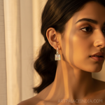 将图像加载到图库查看器中, 925纯银镶嵌立方氧化锆水滴耳环,女士款 | 礼物