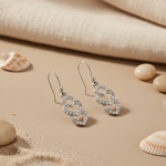 将图像加载到图库查看器中, 925 Silver Double Heart Earrings | Women's Jewelry | Gift