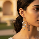 Load image into Gallery viewer, Pendientes colgantes de plata de ley 925 con perlas | Para mujer