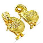 将图像加载到图库查看器中, gold plating Diamond Stud Earrings for Women | Luxury Jewelry Gift