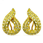 Load image into Gallery viewer, gold plating Teardrop Diamond Stud Earrings for Women | Gift Jewelry