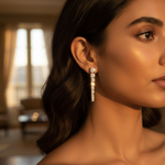 将图像加载到图库查看器中, Diamond Drop Earrings for Women | Dangle Earrings Gift