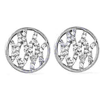 将图像加载到图库查看器中, Silver Stud Earrings with Cubic Zirconia | For Women | Gift