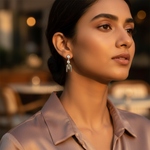 将图像加载到图库查看器中, 925 Silver Letter 'M' Stud Earrings | Women's Jewelry Gift