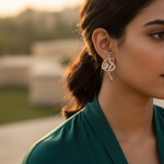 将图像加载到图库查看器中, 925 Silver Cubic Zirconia Earrings for Women | Dainty Jewelry