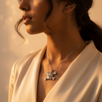 将图像加载到图库查看器中, 银色水晶骷髅胸针 | 哥特式珠宝 | 礼物