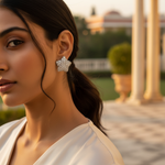 将图像加载到图库查看器中, Silver Cubic Zirconia Star Stud Earrings for Women | Gift