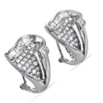 将图像加载到图库查看器中, Silver Diamond Earrings | Women's Elegant Jewelry Gift