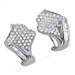 将图像加载到图库查看器中, Silver Cubic Zirconia Earrings for Women | Daily Wear Jewelry
