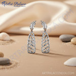 将图像加载到图库查看器中, 925纯银钻石耳坠,女士款 | 精致珠宝