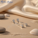 将图像加载到图库查看器中, 925纯银镶嵌立方氧化锆吊坠耳环(女士款)| 礼物